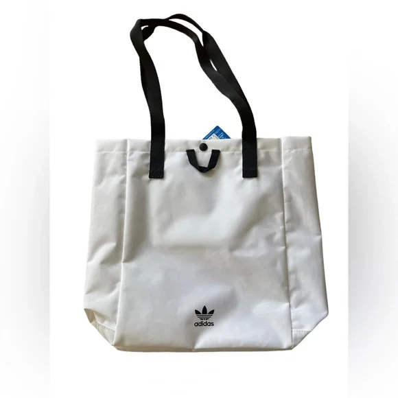 Adidas Originals White and Orange Tote Bag - Picture 2 of 13